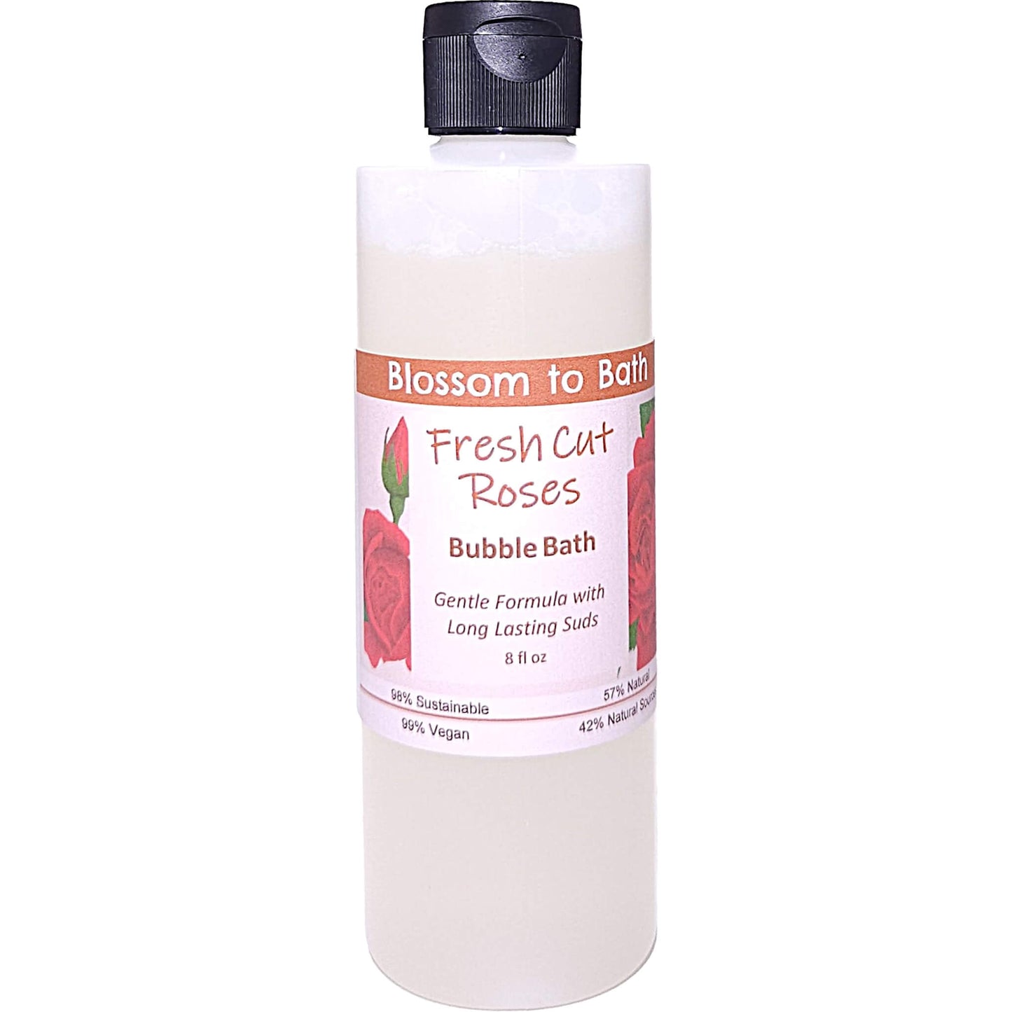 Fresh Cut Roses Bubble Bath (8 ounce) - Phthalate Free Fragrance
