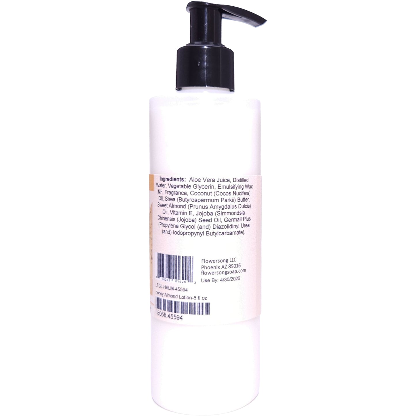 Honey Almond Lotion (8 Ounce) - Phthalate Free Fragrance