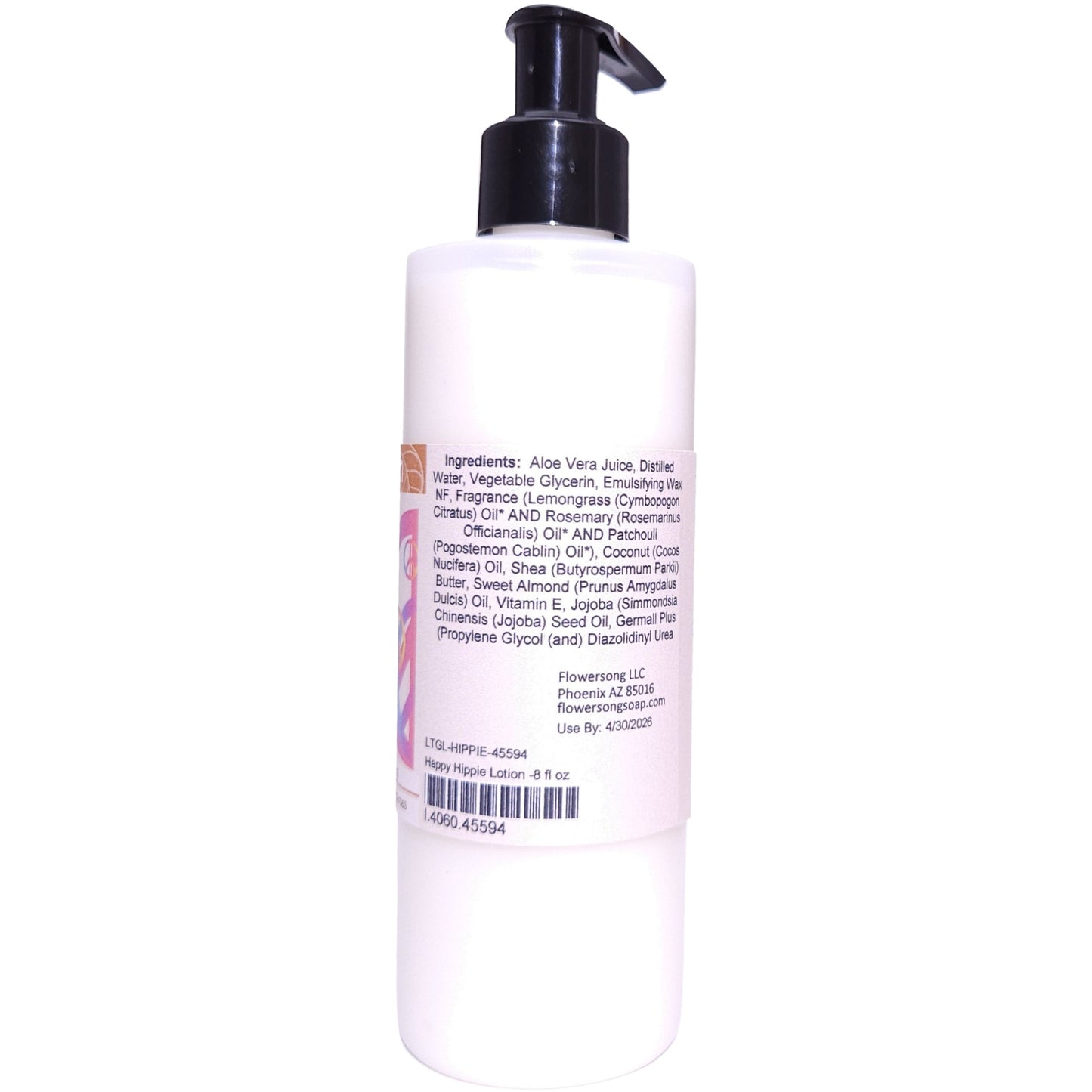 Happy Hippie Lotion (8 Ounce) - Pure Essential Oil Fragrance