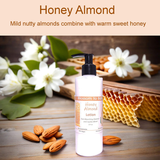 Honey Almond Lotion (8 Ounce) - Phthalate Free Fragrance