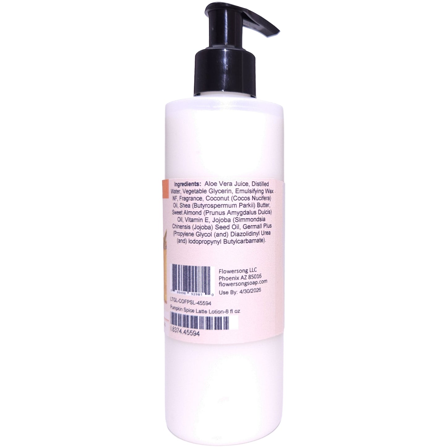 Pumpkin Spice Latte Lotion (8 Ounce) - Phthalate Free Fragrance