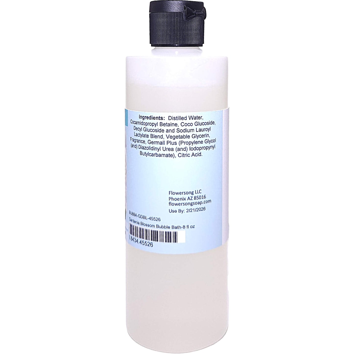 Gardenia Blossom Bubble Bath (8 ounce) - Phthalate Free Fragrance