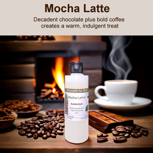 Mocha Latte Bubble Bath (8 ounce) - Phthalate Free Fragrance