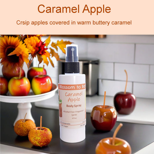 Caramel Apple Body Spray (4 Ounce) - Phthalate Free Fragrance