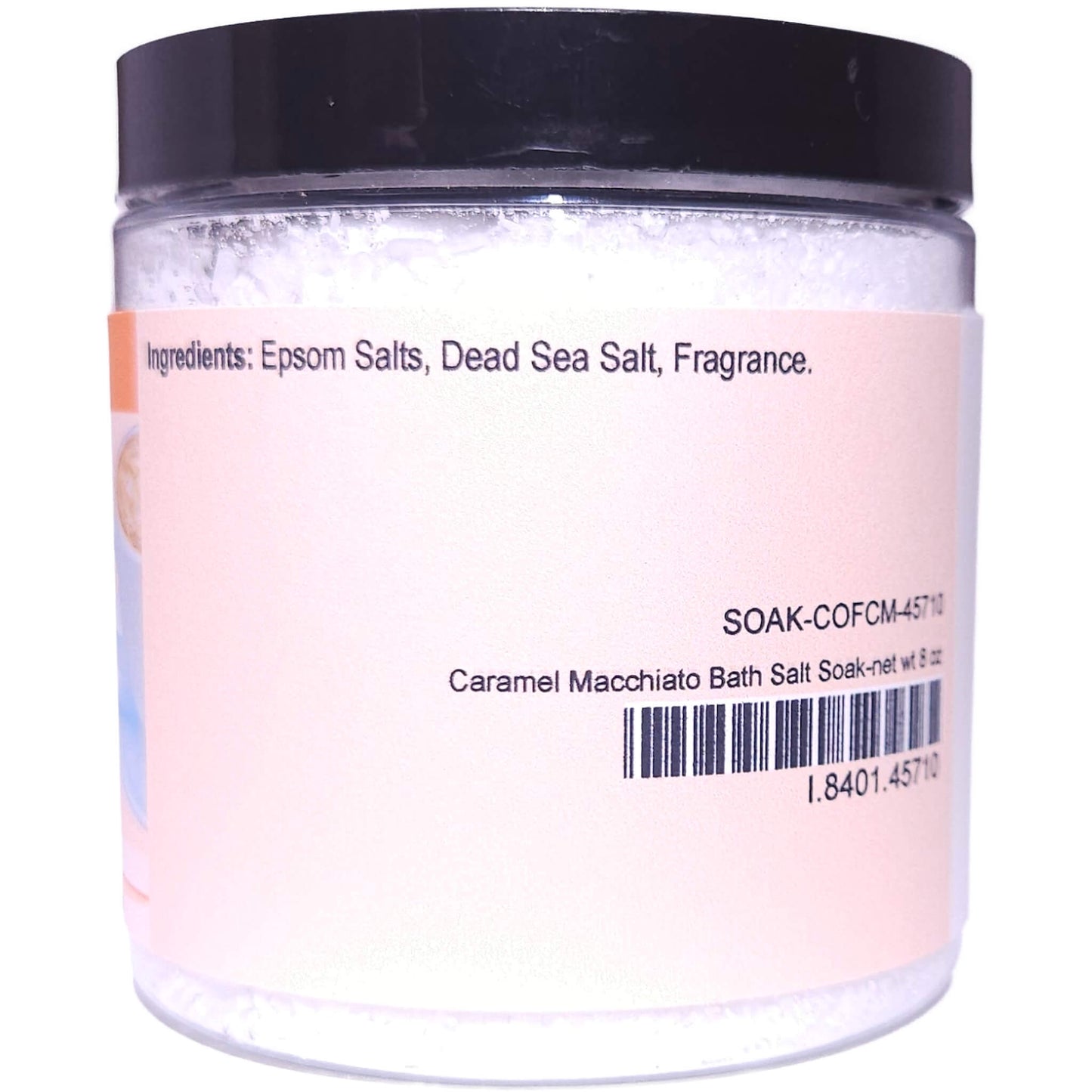Caramel Macchiato Bath Salt Soak (8 ounce) - Phthalate Free Fragrance