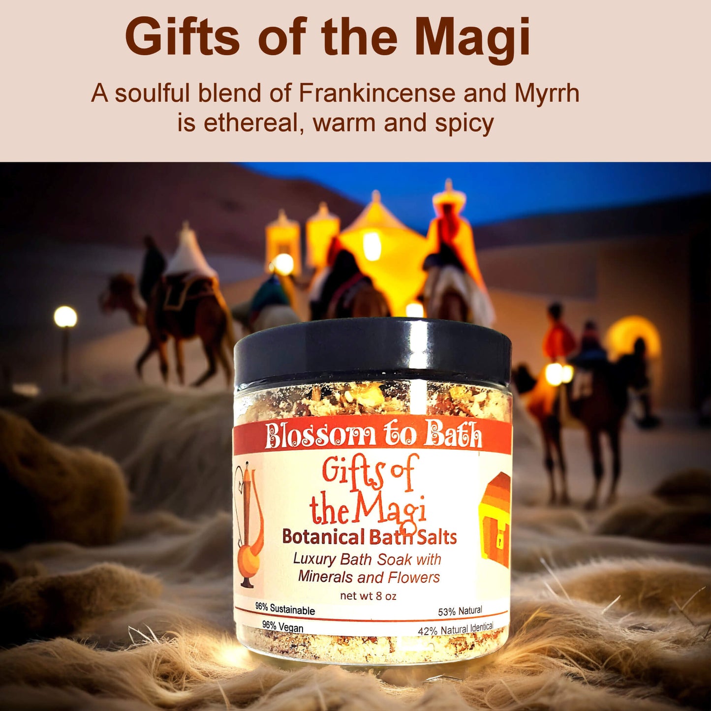 Gifts of the Magi Botanical Bath Salts (8 ounce) - Phthalate Free Fragrance
