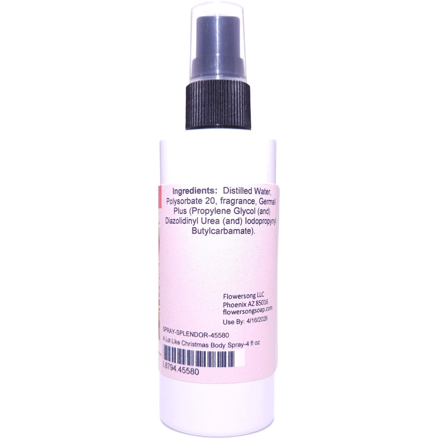 A Lot Like Christmas Body Spray (4 Ounce) - Phthalate Free Fragrance