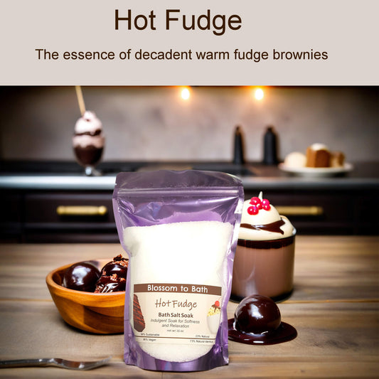 Hot Fudge Bath Salt Soak (16 ounce) - Phthalate Free Fragrance