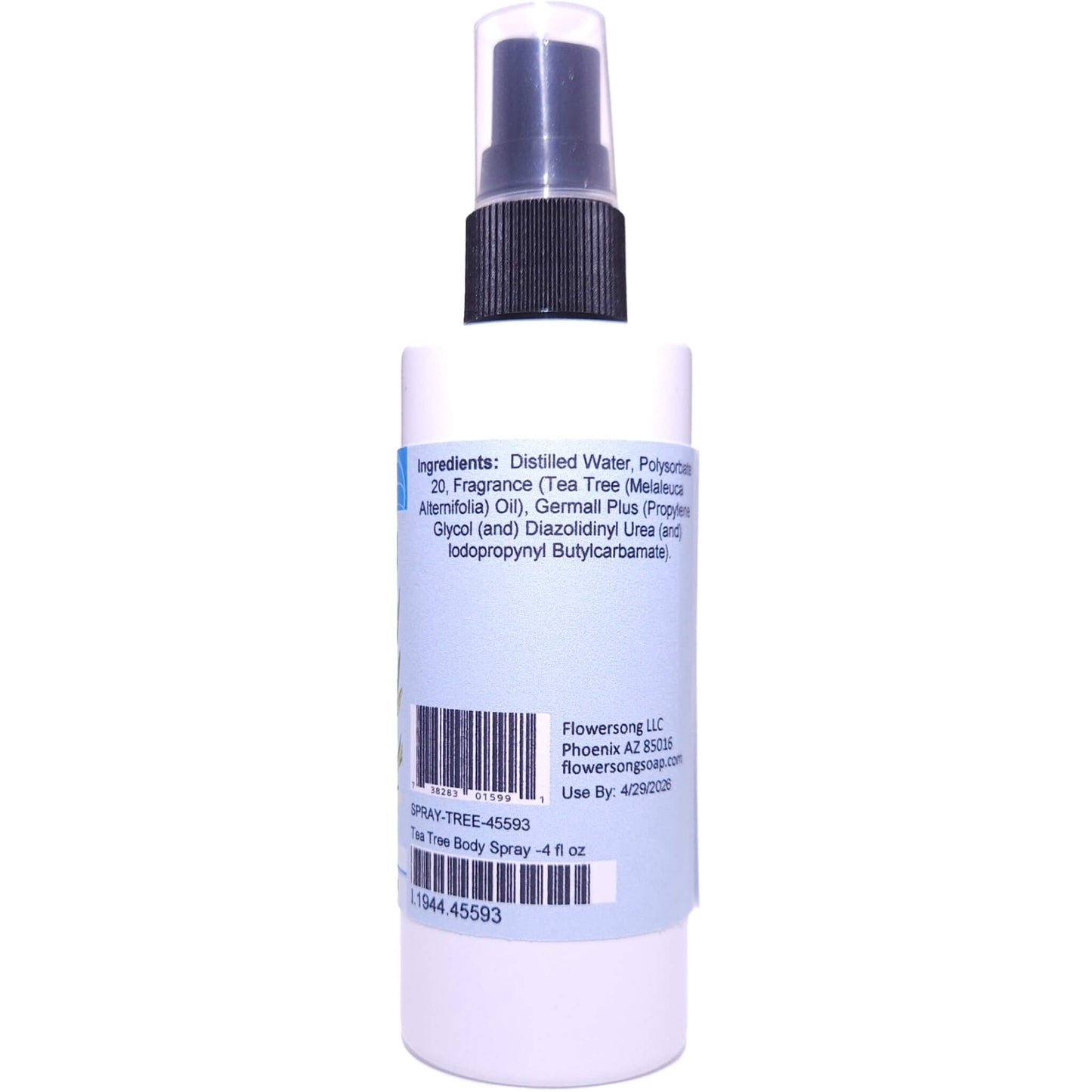 Tea Tree Body Spray (4 Ounce) - Pure Essential Oil Fragrance