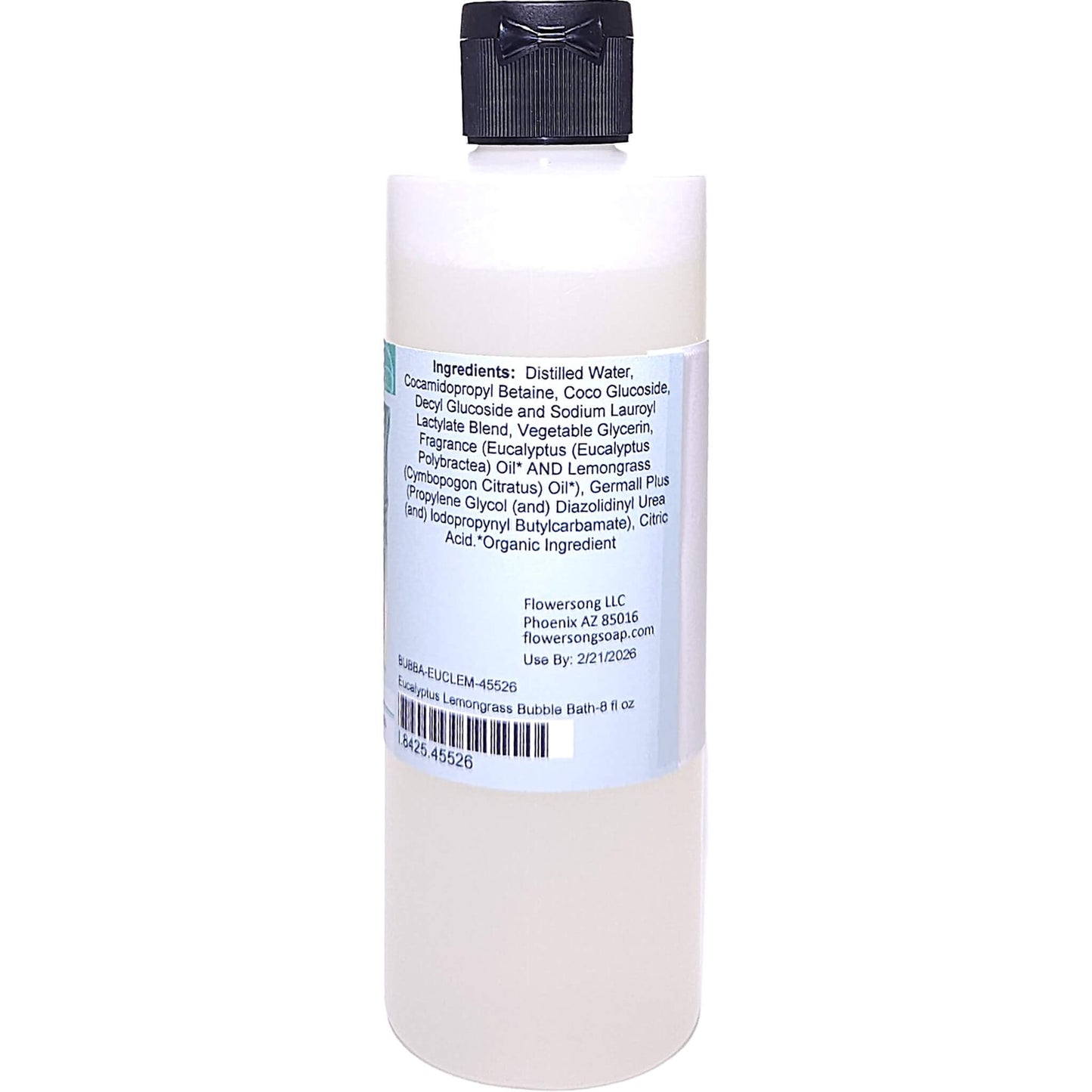 Eucalyptus Lemongrass Bubble Bath (8 ounce) - Pure Essential Oil Fragrance