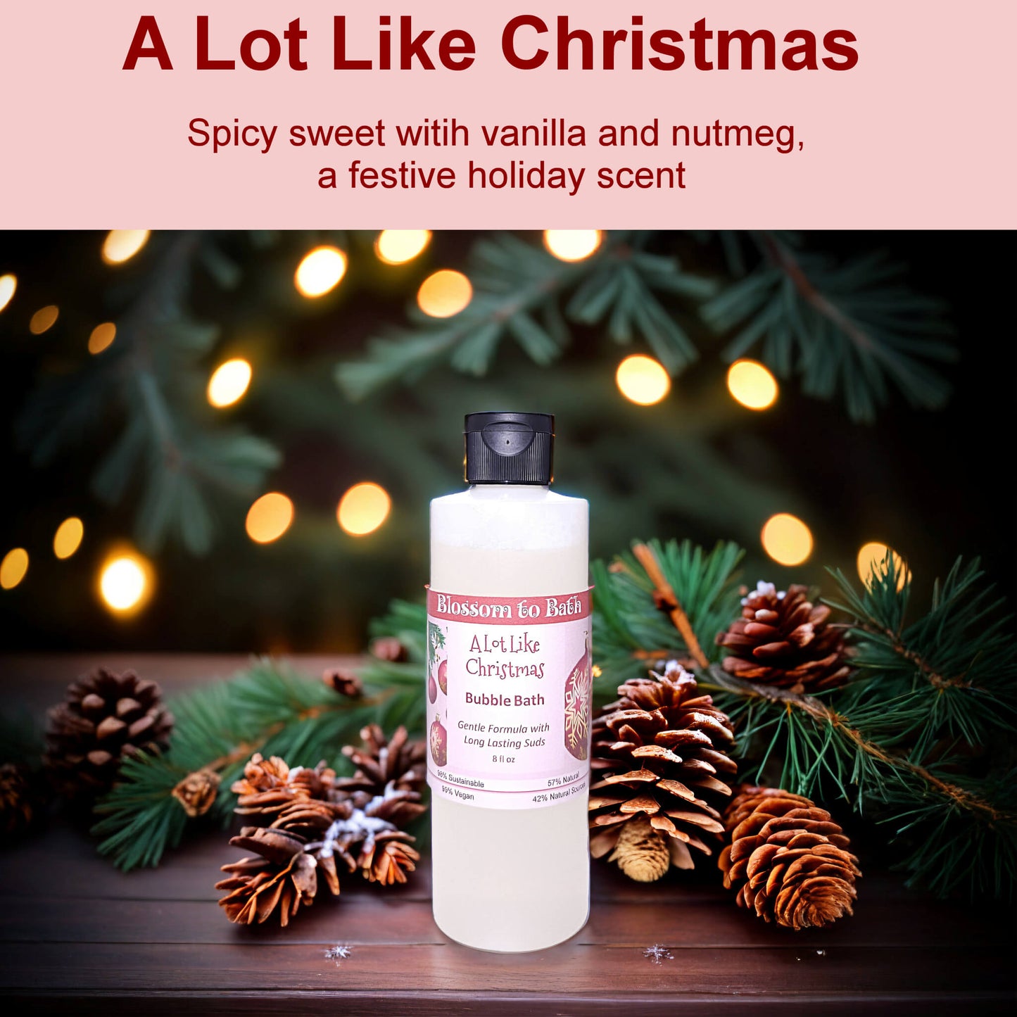 A Lot Like Christmas Bubble Bath (8 ounce) - Phthalate Free Fragrance