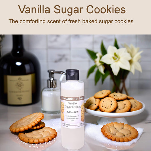 Vanilla Sugar Cookies Bubble Bath (8 ounce) - Phthalate Free Fragrance