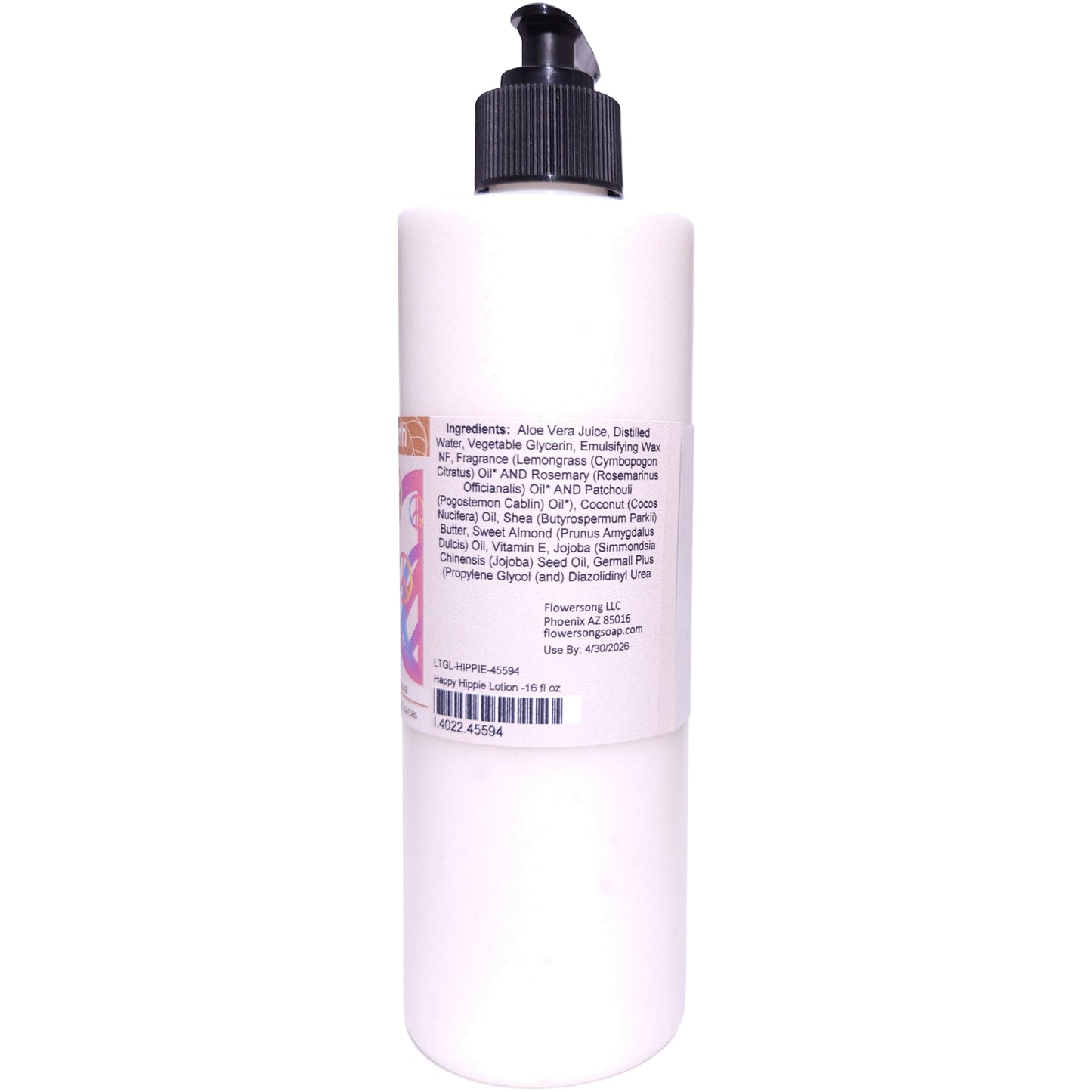 Happy Hippie Lotion (16 ounce) - Pure Essential Oil Fragrance
