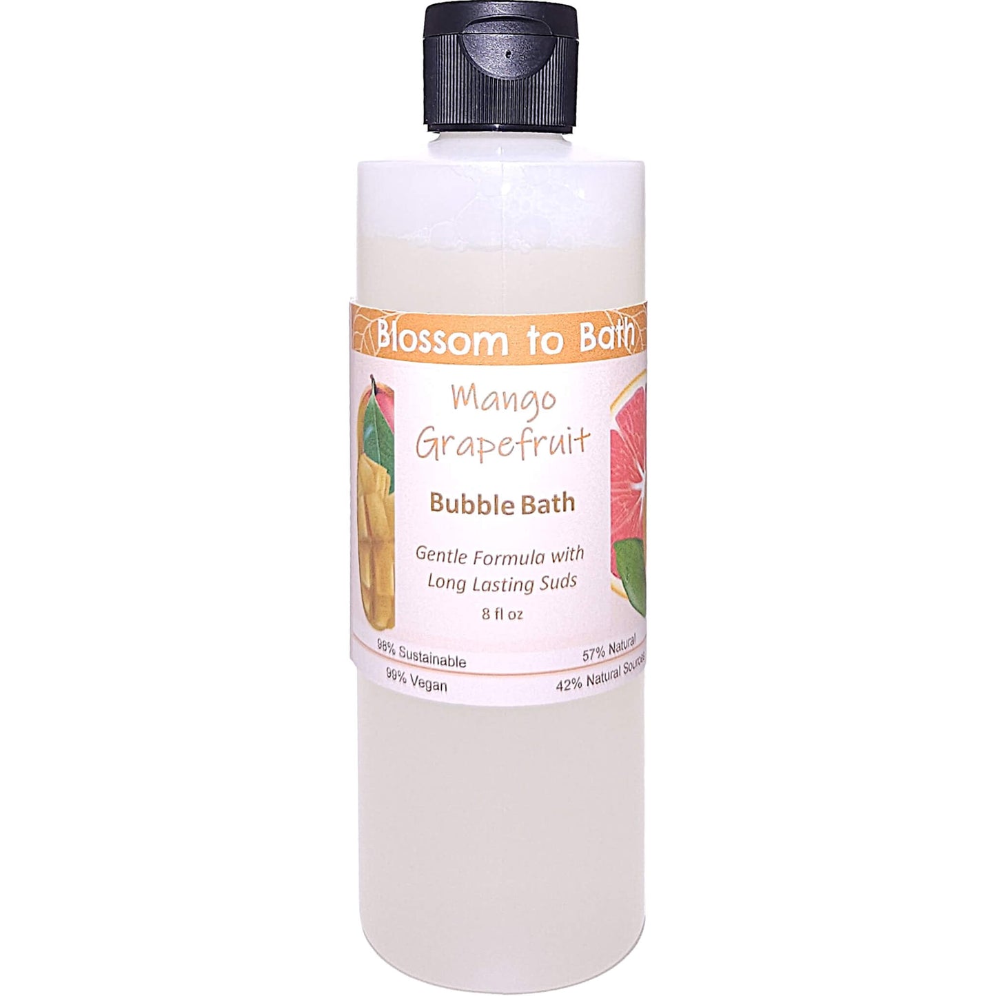 Mango Grapefruit Bubble Bath (8 ounce) - Natural Fragrance