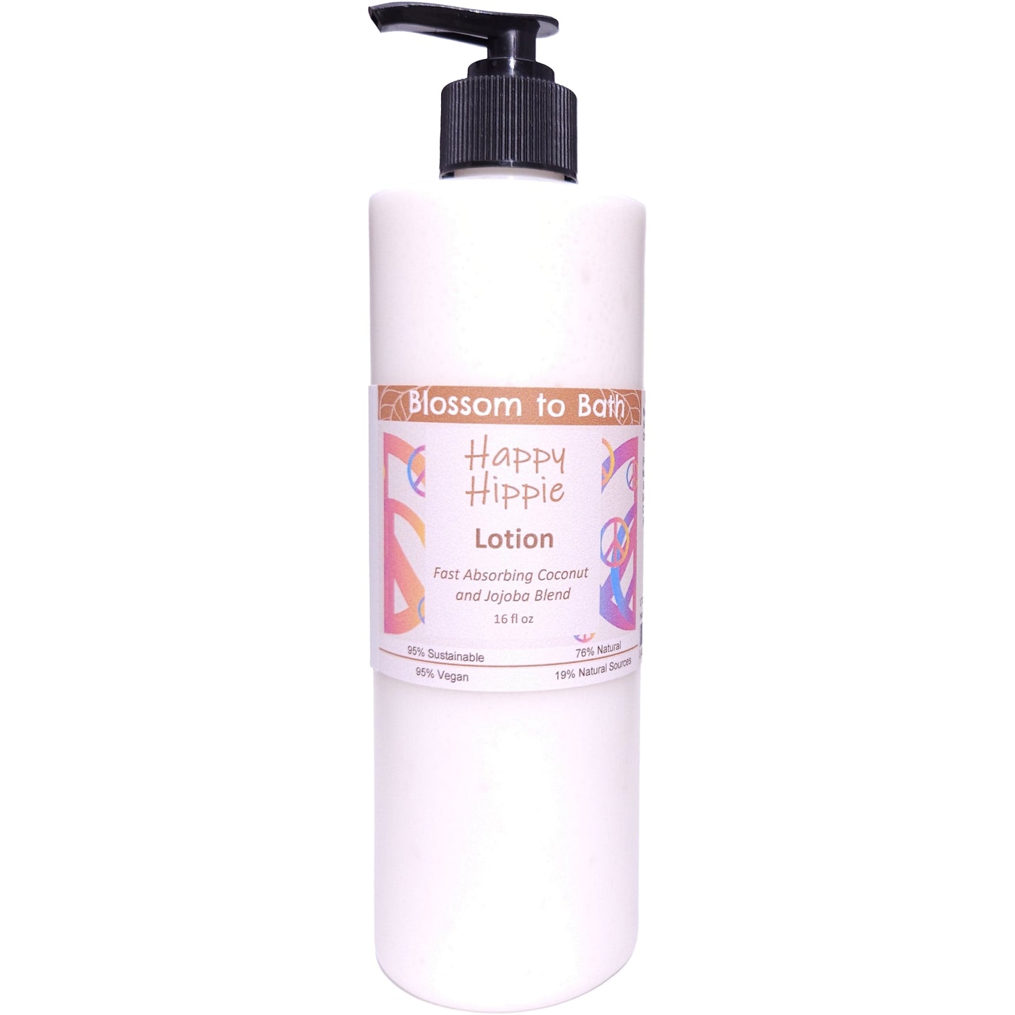 Happy Hippie Lotion (16 ounce) - Pure Essential Oil Fragrance
