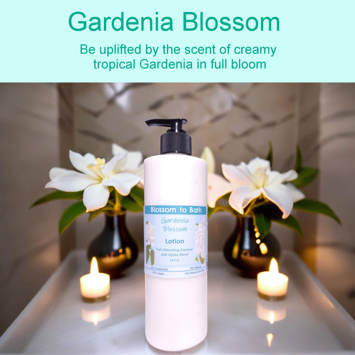 Gardenia Blossom Lotion (16 ounce) - Phthalate Free Fragrance