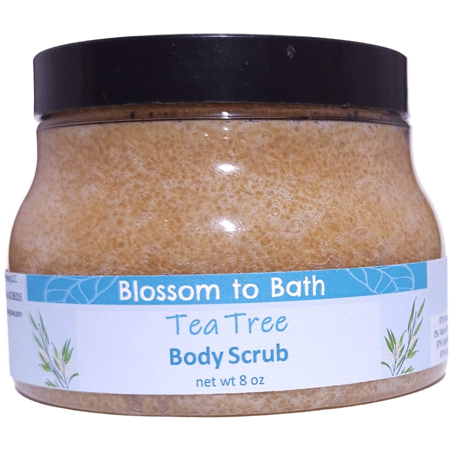 Tea Tree Body Scrub (8 Ounce) - Pure Essential Oil Fragrance
