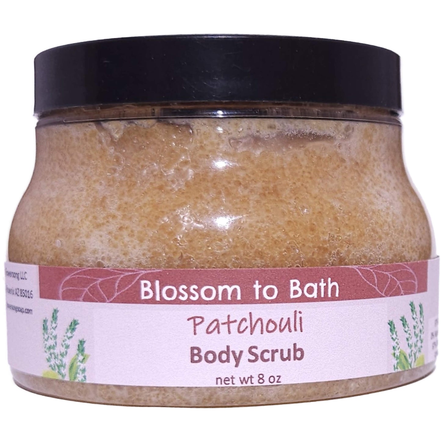 Patchouli Body Scrub (8 Ounce) - Pure Essential Oil Fragrance