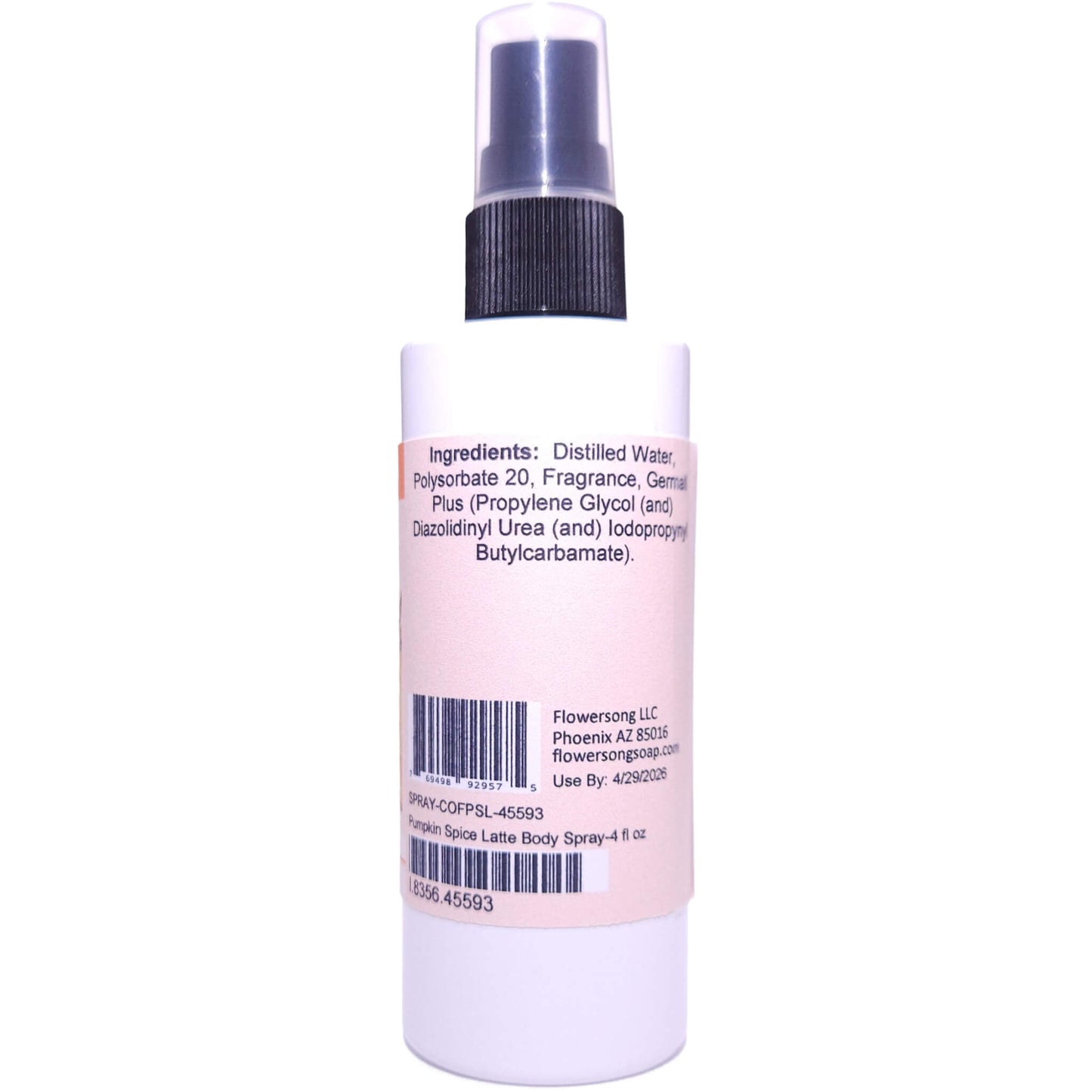 Pumpkin Spice Latte Body Spray (4 Ounce) - Phthalate Free Fragrance