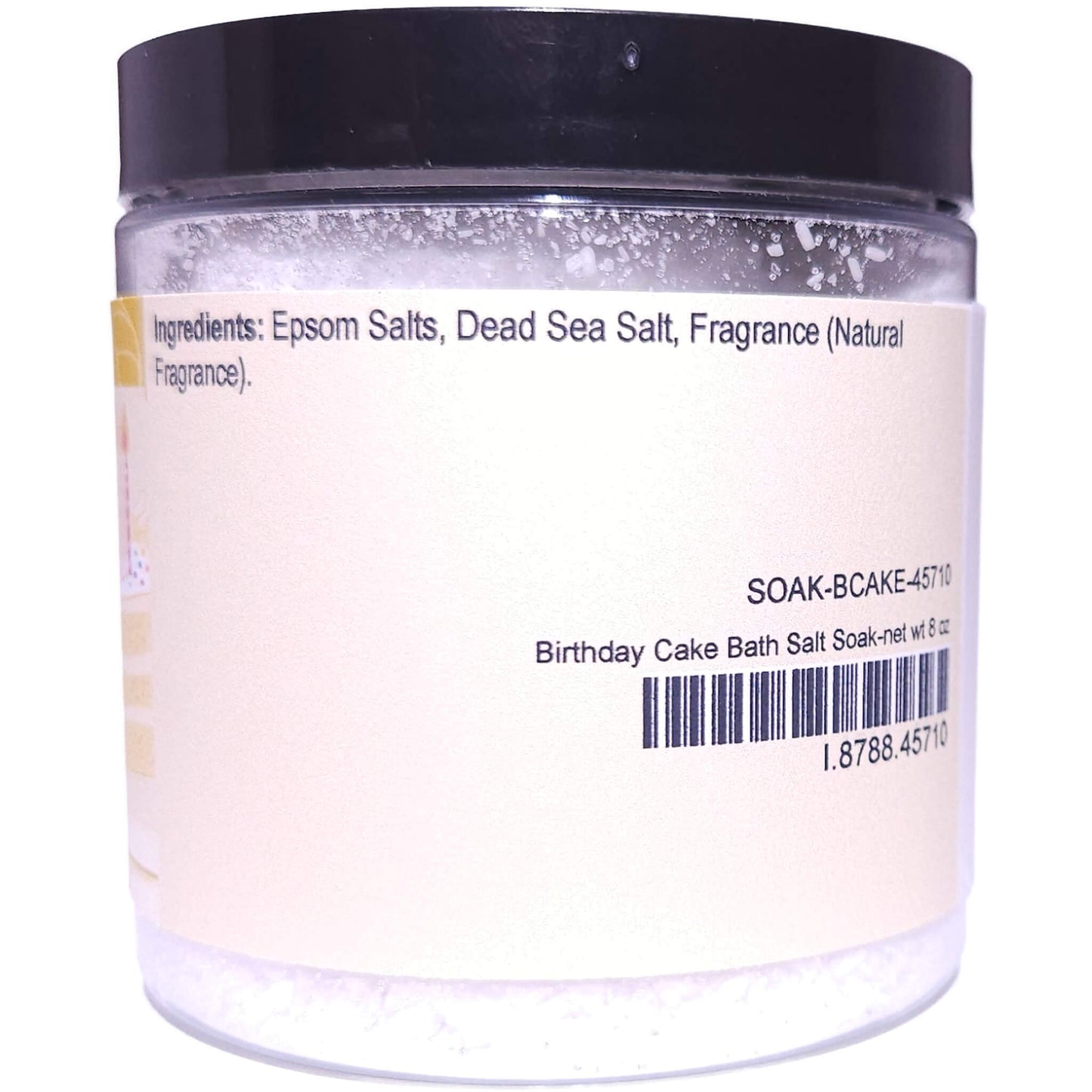 Birthday Cake Bath Salt Soak (8 ounce) - Natural Fragrance