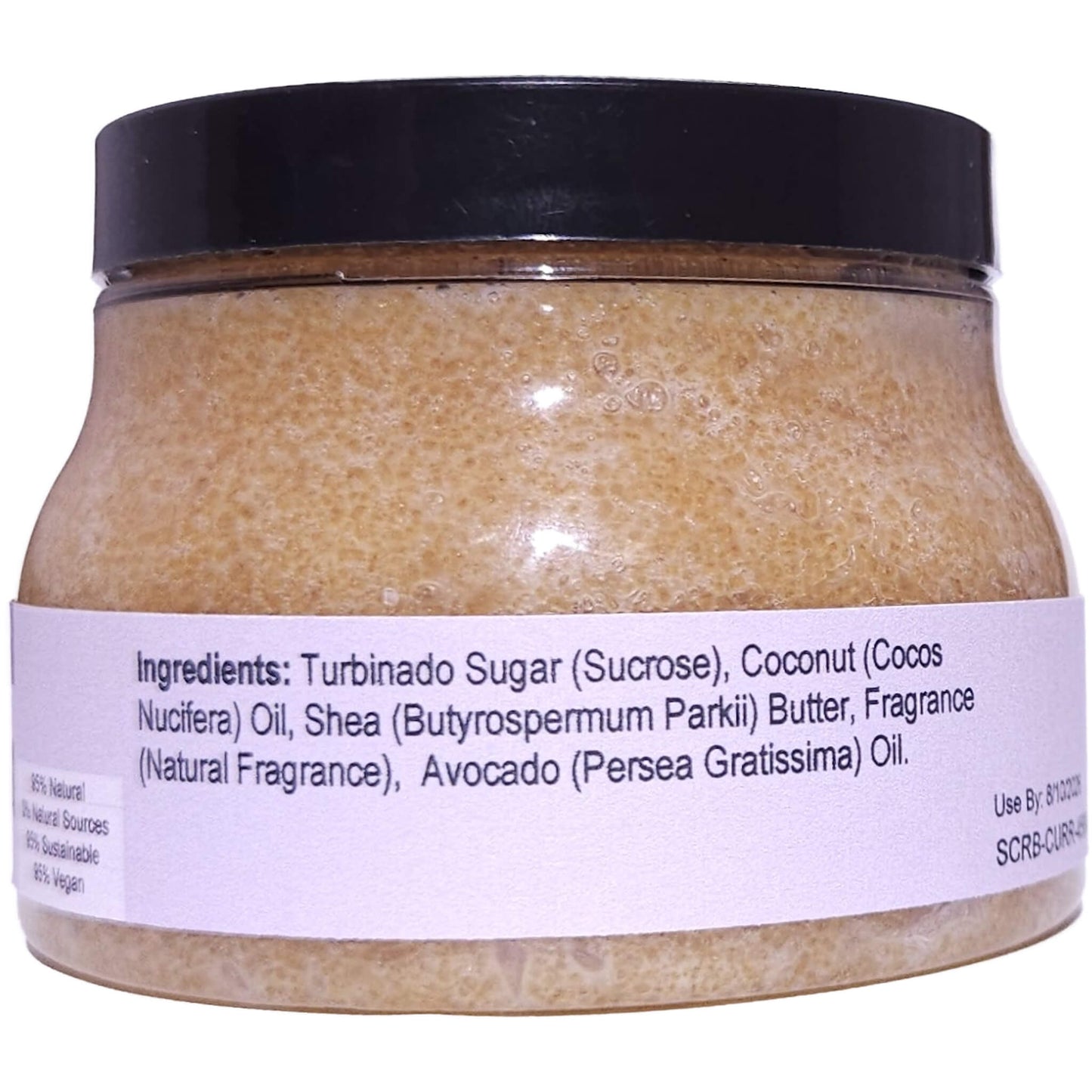Vanilla Black Currant Body Scrub (8 Ounce) - Natural Fragrance