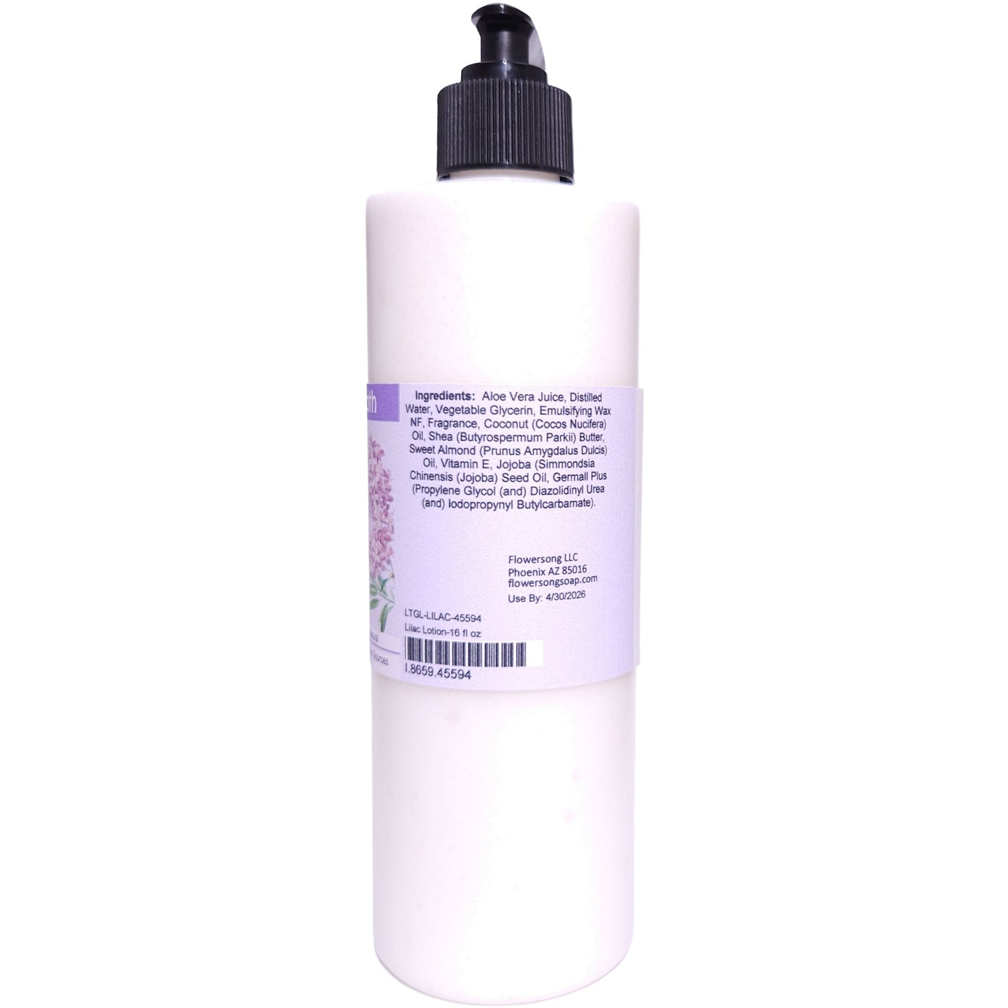 Lilac Lotion (16 ounce) - Phthalate Free Fragrance