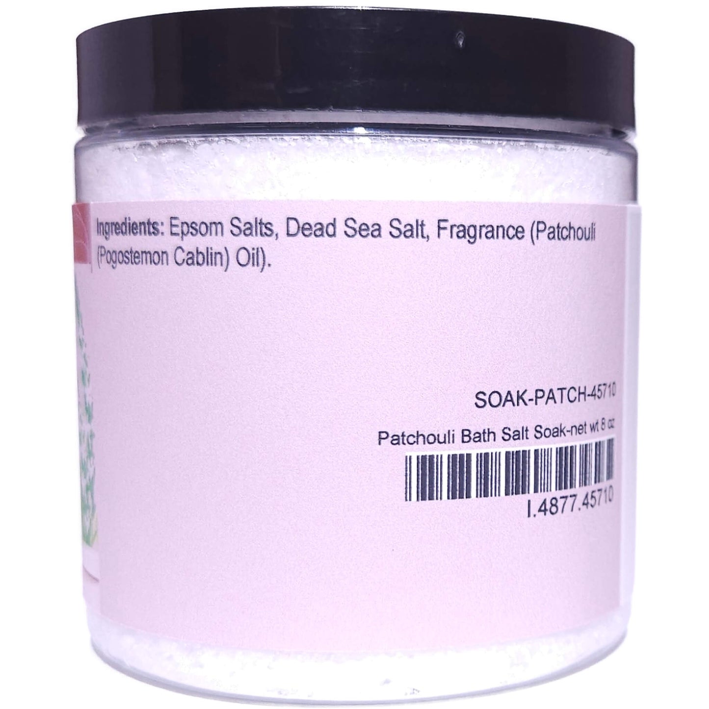Patchouli Bath Salt Soak (8 ounce) - Pure Essential Oil Fragrance