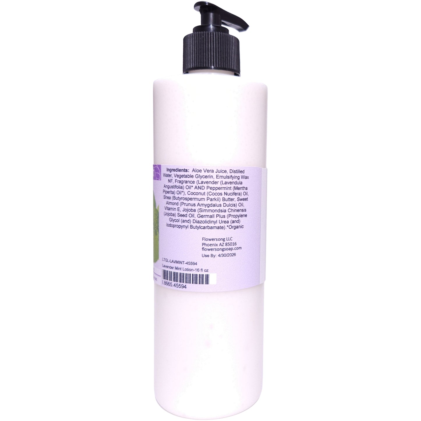 Lavender Mint Lotion (16 ounce) - Pure Essential Oil Fragrance