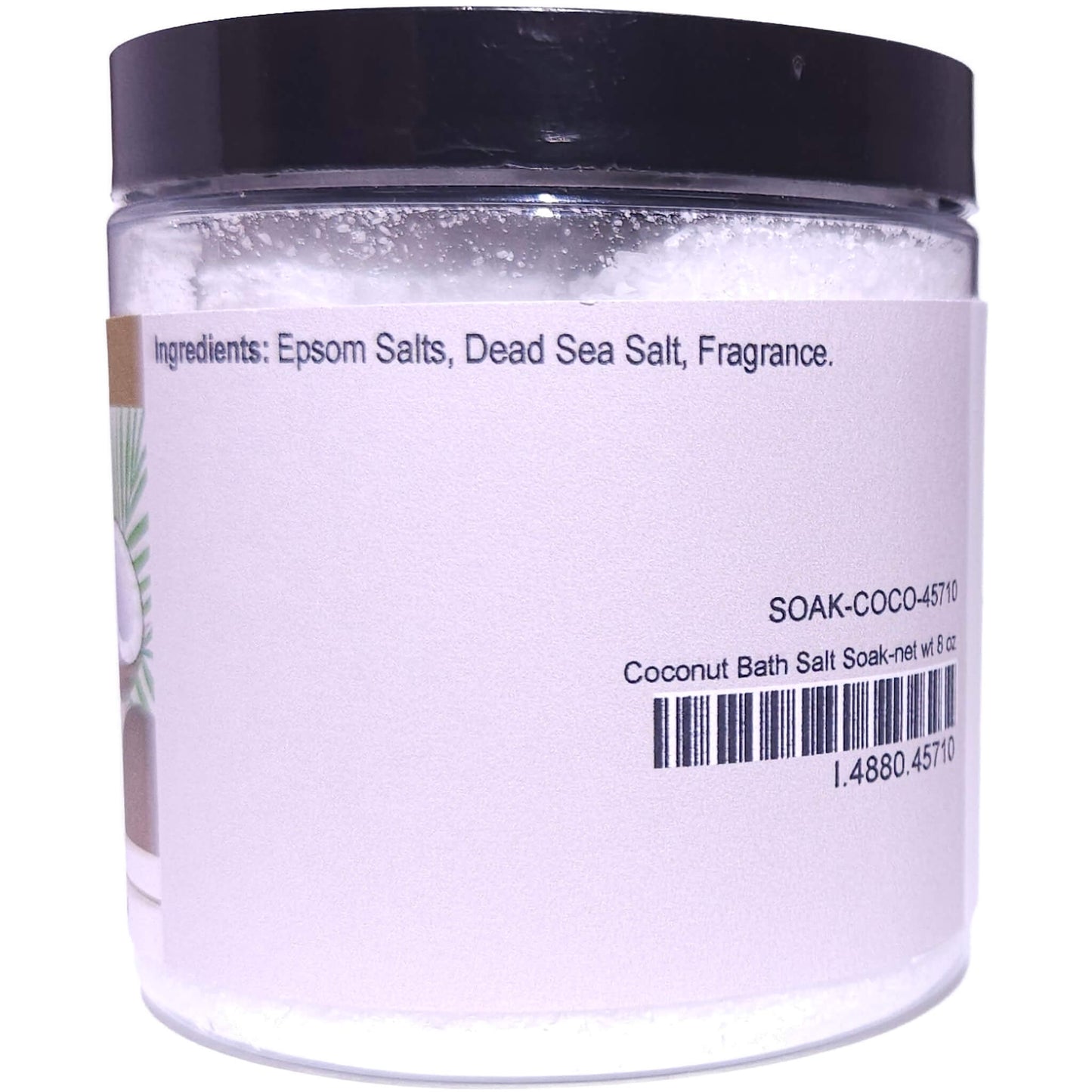 Coconut Bath Salt Soak (8 ounce) - Phthalate Free Fragrance