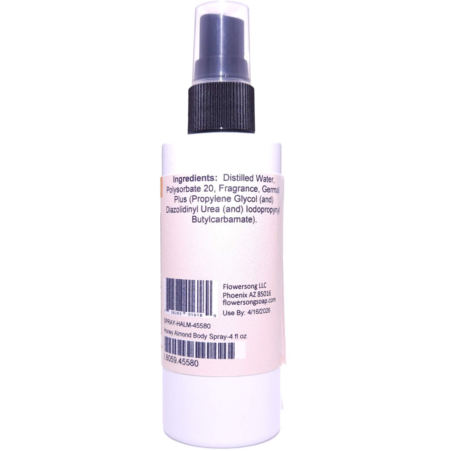 Honey Almond Body Spray (4 Ounce) - Phthalate Free Fragrance