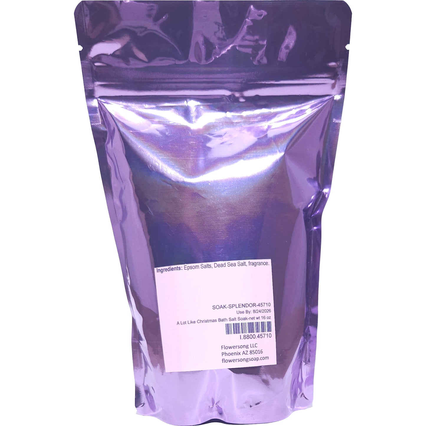 A Lot Like Christmas Bath Salt Soak (16 ounce) - Phthalate Free Fragrance