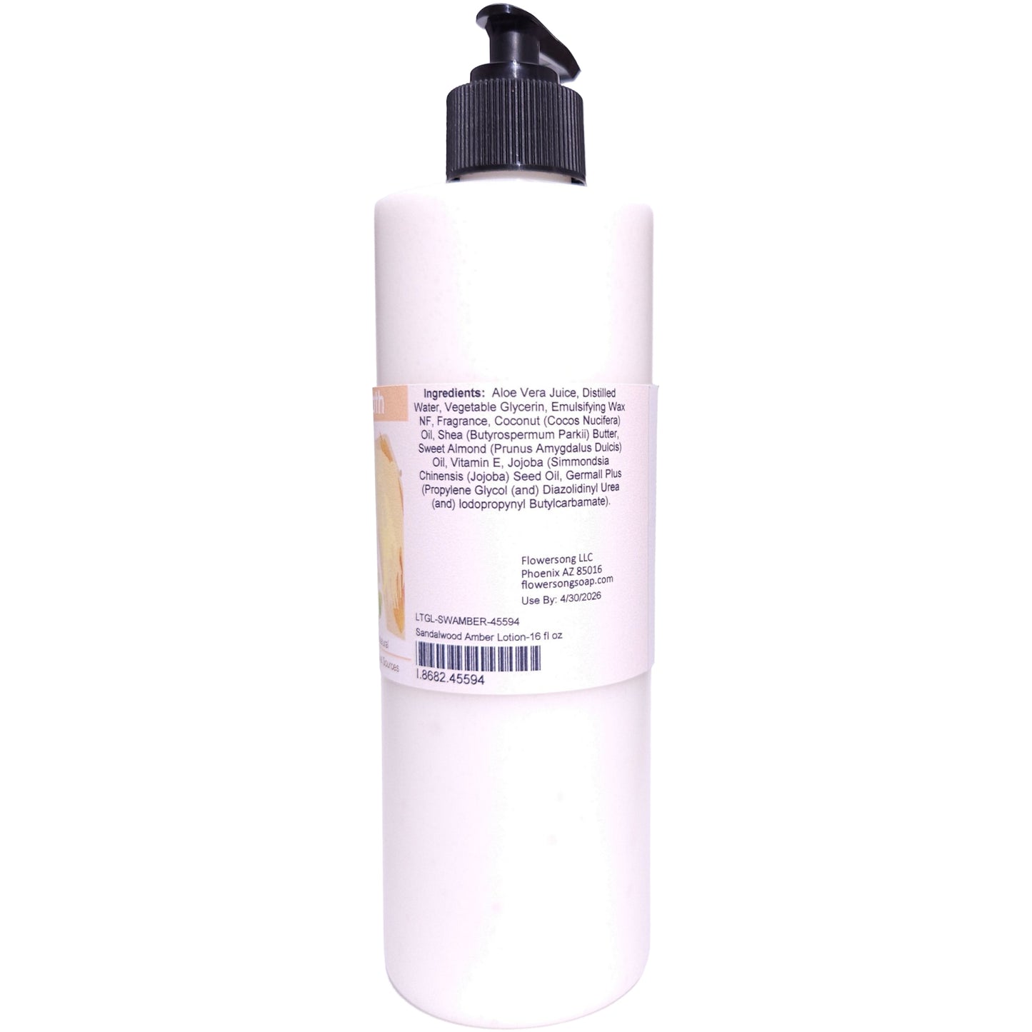 Sandalwood Amber Lotion (16 ounce) - Phthalate Free Fragrance
