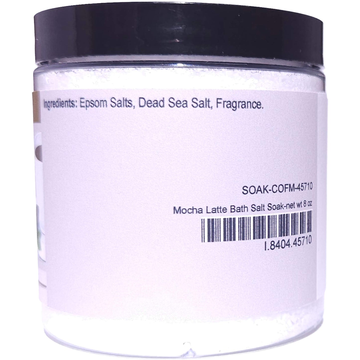 Mocha Latte Bath Salt Soak (8 ounce) - Phthalate Free Fragrance