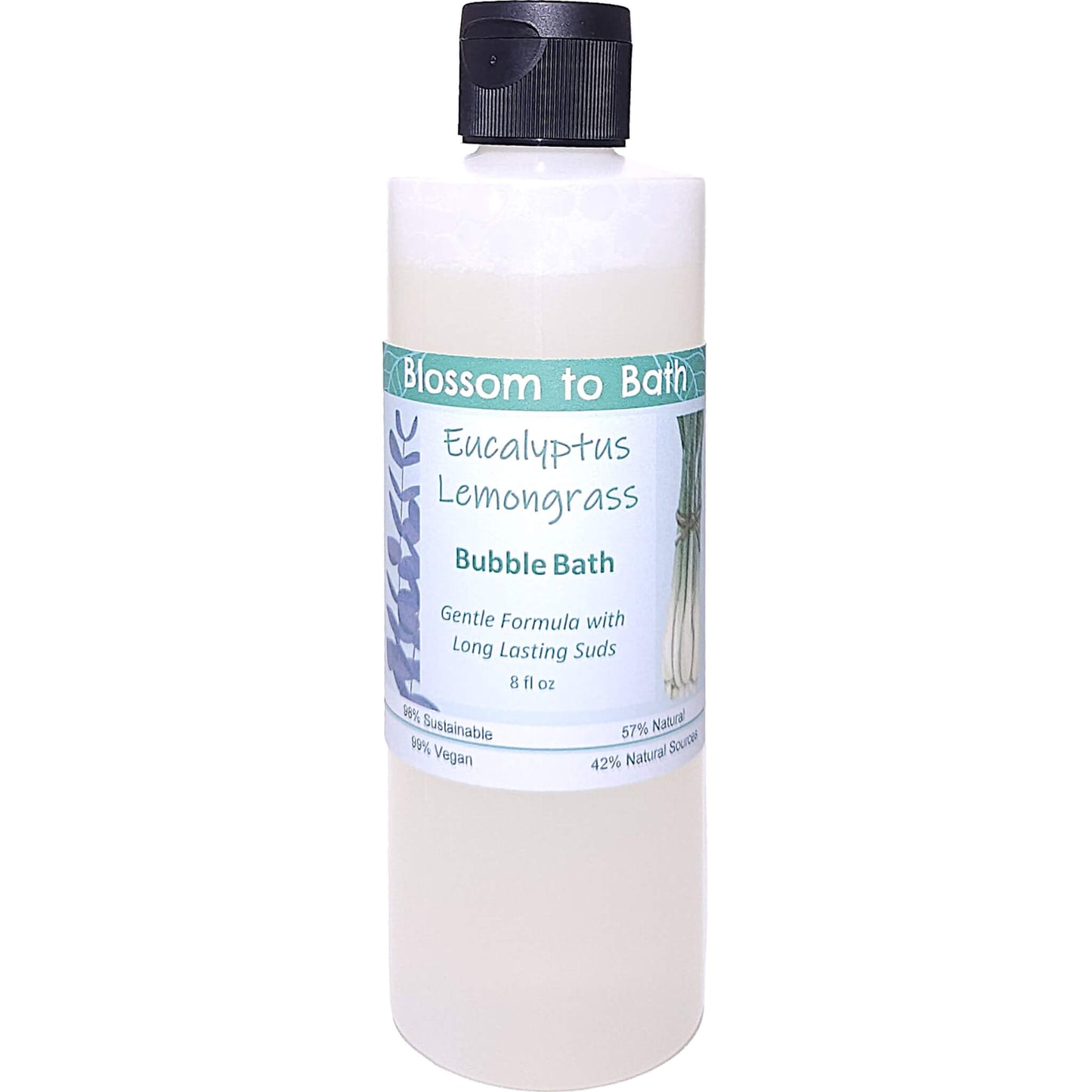 Eucalyptus Lemongrass Bubble Bath (8 ounce) - Pure Essential Oil Fragrance
