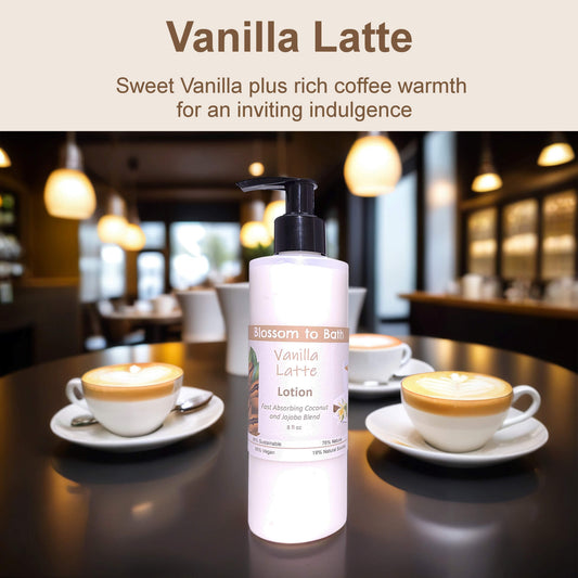 Vanilla Latte Lotion (8 Ounce) - Phthalate Free Fragrance