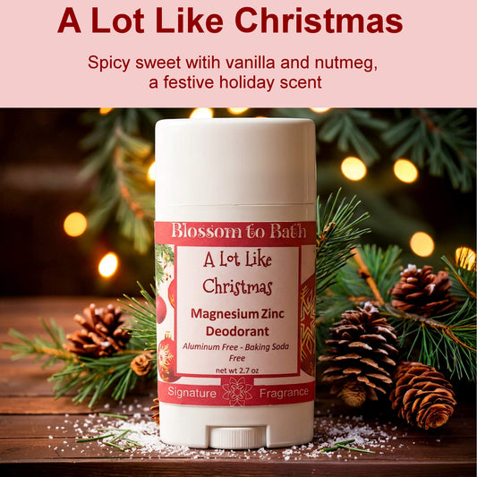 A Lot Like Christmas Magnesium Zinc Deodorant (2.7 ounce) - Phthalate Free Fragrance