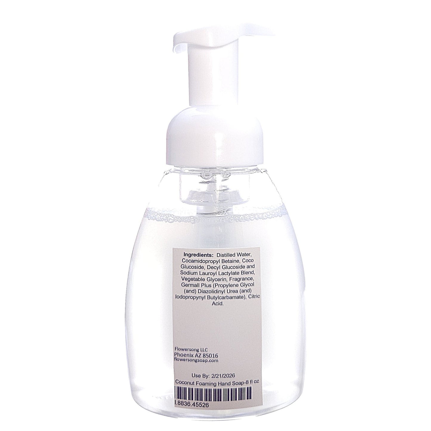 Coconut Foaming Hand Soap (8 Ounce) - Phthalate Free Fragrance