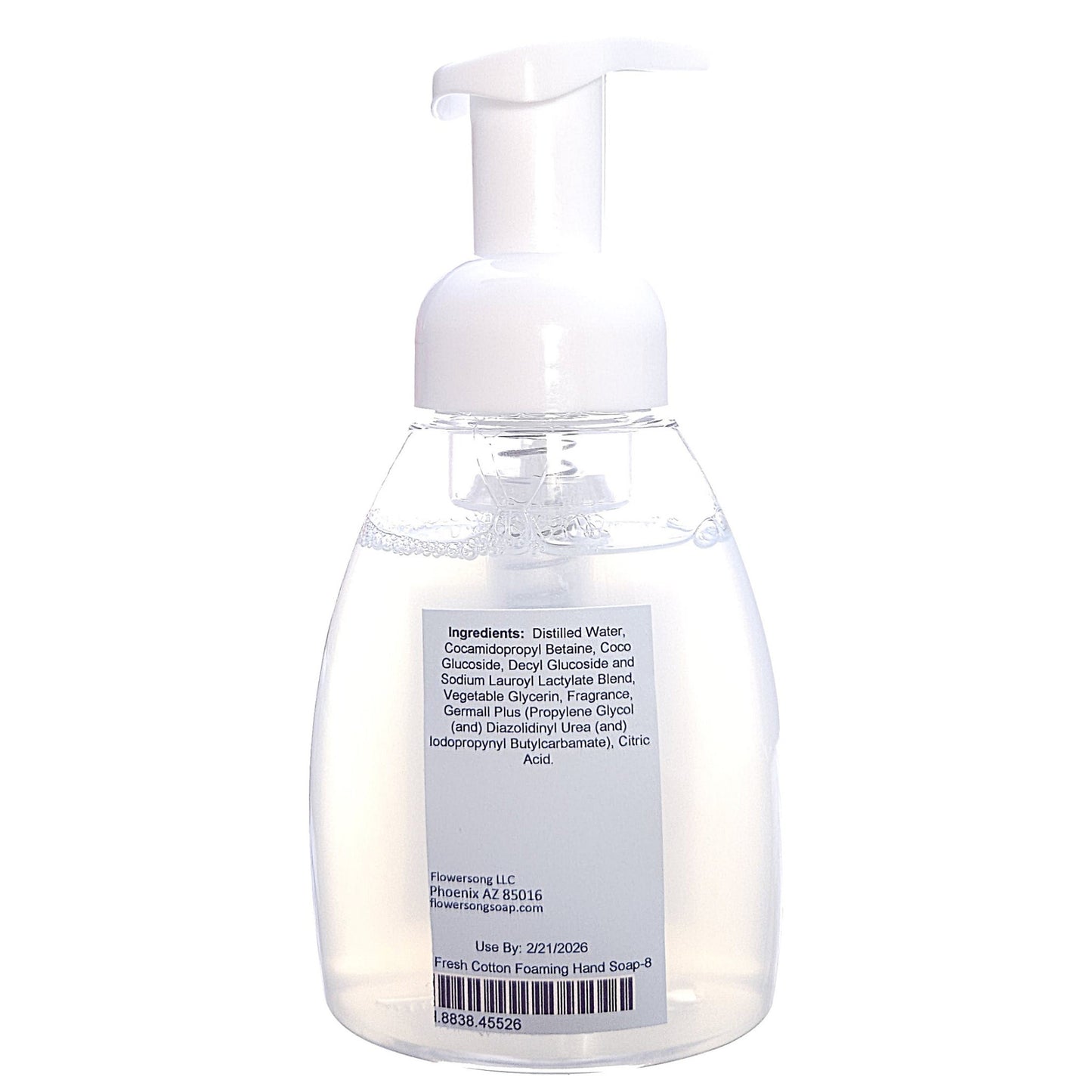 Fresh Cotton Foaming Hand Soap (8 Ounce) - Phthalate Free Fragrance