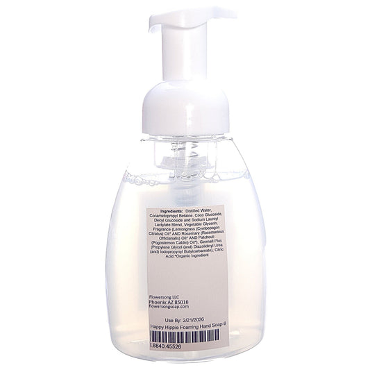 Happy Hippie Foaming Hand Soap (8 Ounce) - Pure Essential Oil Fragrance