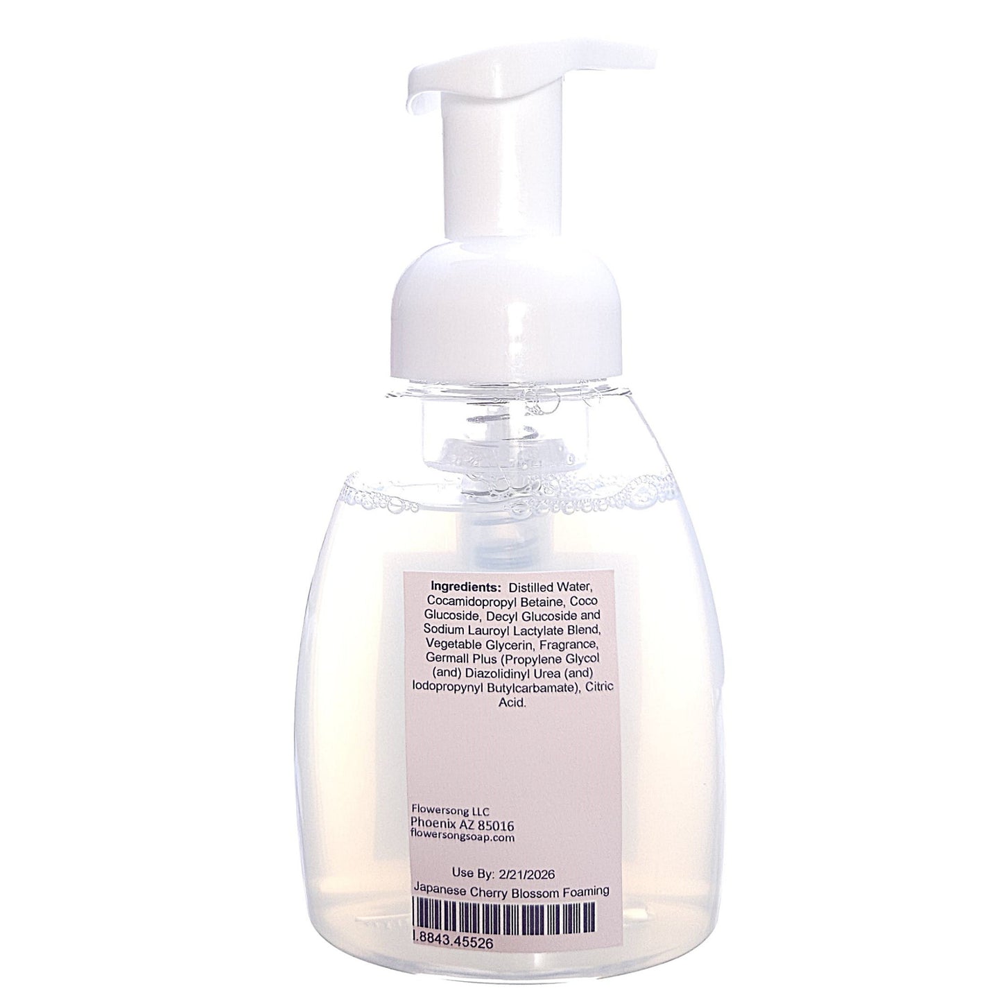Japanese Cherry Blossom Foaming Hand Soap (8 Ounce) - Phthalate Free Fragrance
