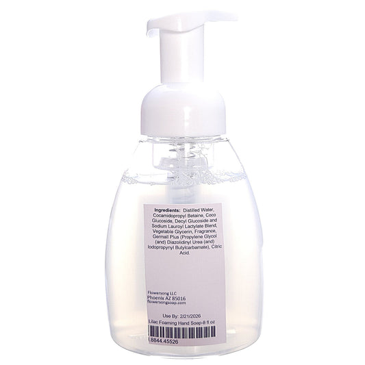Lilac Foaming Hand Soap (8 Ounce) - Phthalate Free Fragrance