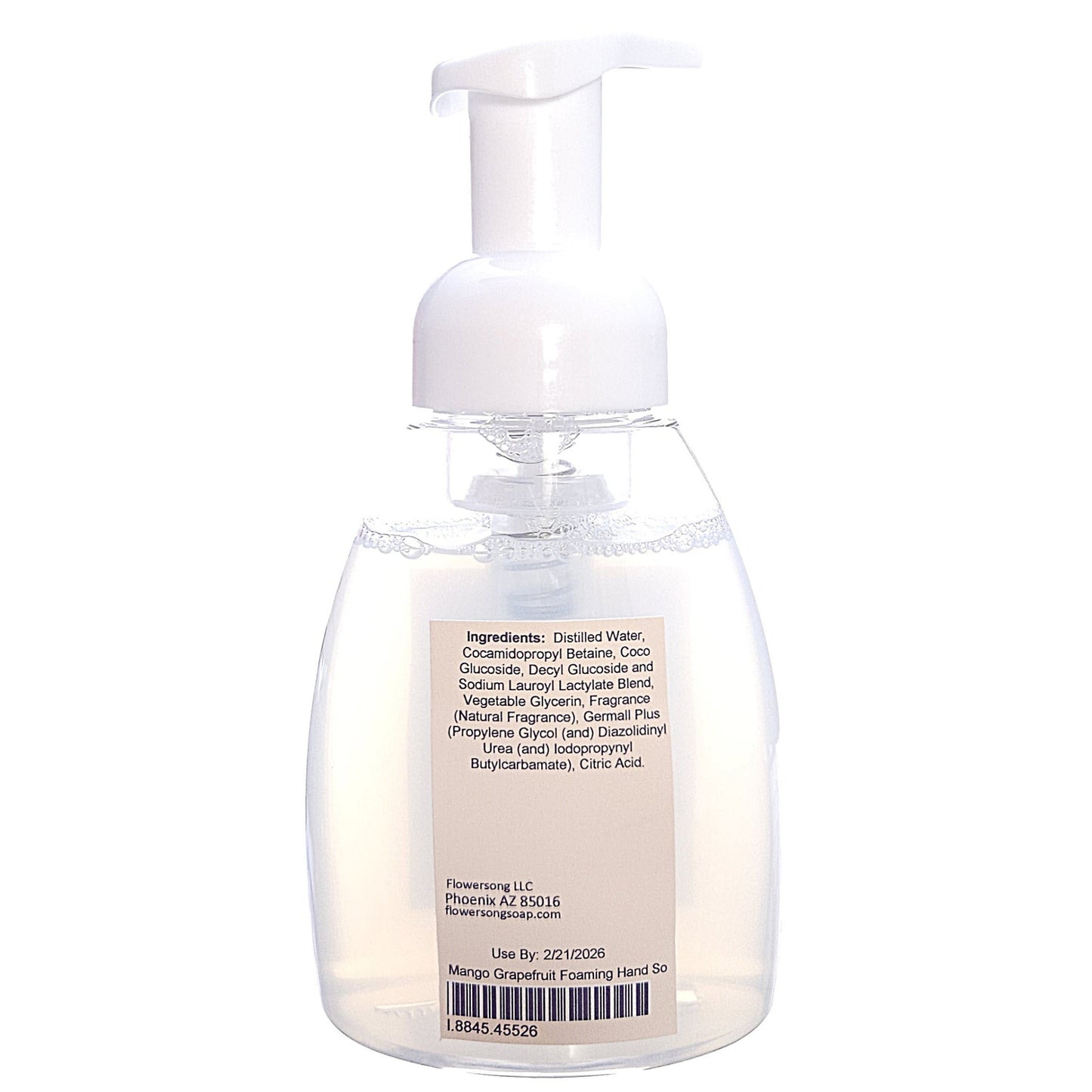 Mango Grapefruit Foaming Hand Soap (8 Ounce) - Natural Fragrance