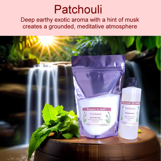Patchouli Salt & Bubble Bundle - Pure Essential Oil Fragrance