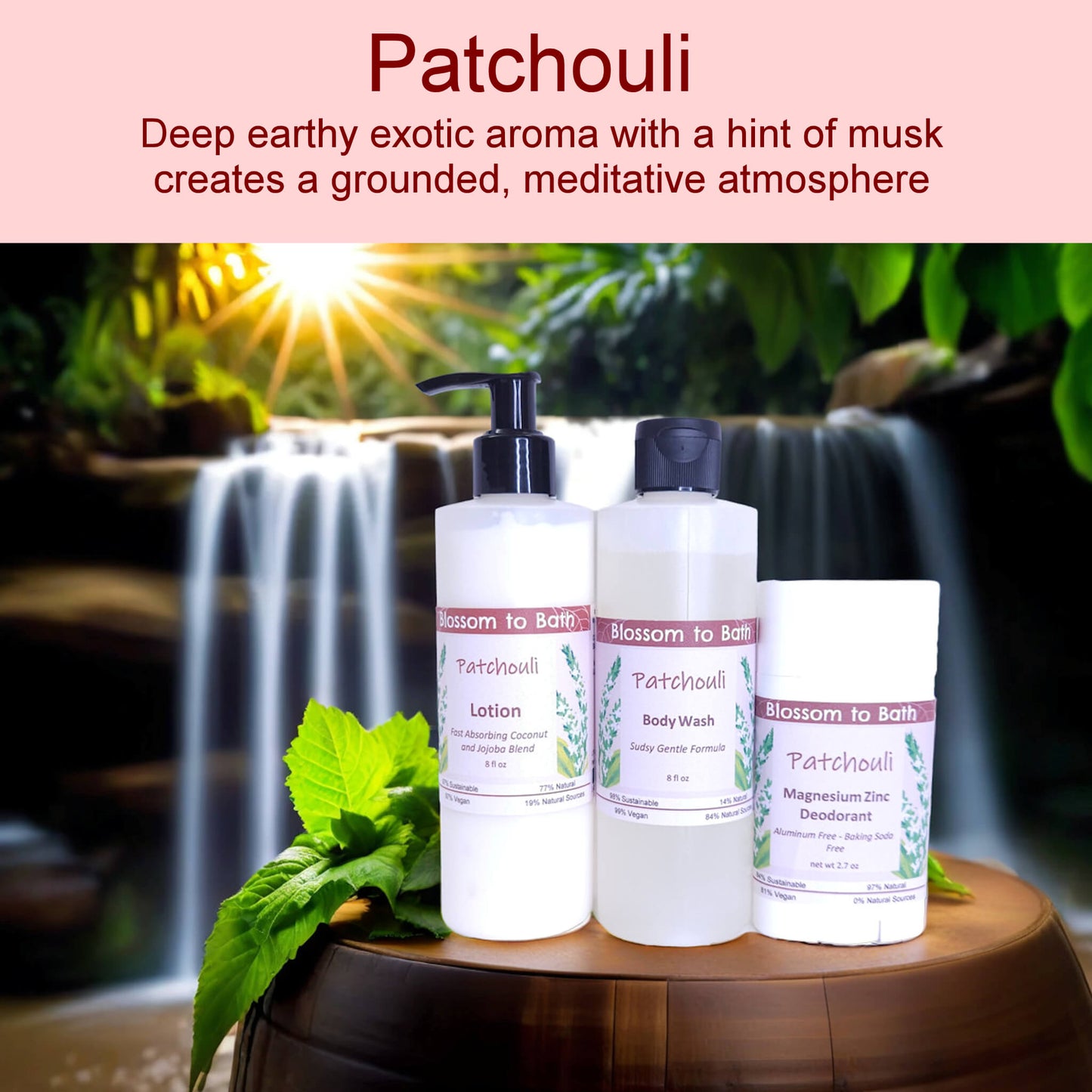 Patchouli Daily Essentials Bundle - Pure Essential Oil Fragrance