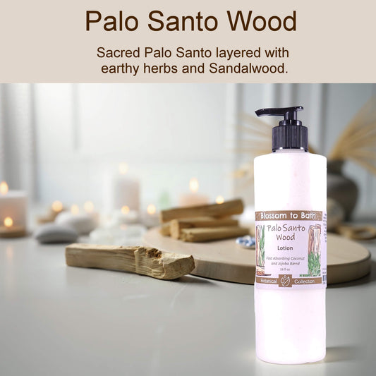 Palo Santo Wood Lotion (16 ounce) - Natural Fragrance