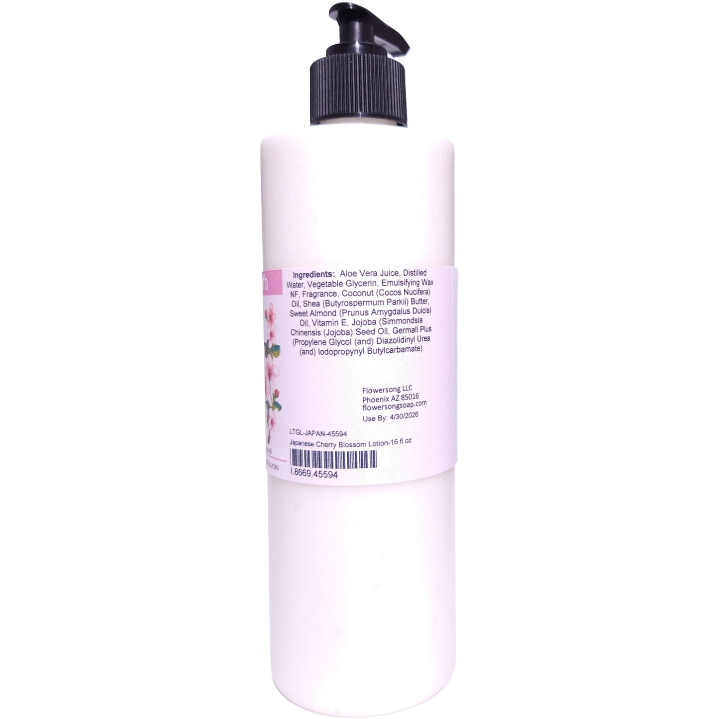 Japanese Cherry Blossom Lotion (16 ounce) - Phthalate Free Fragrance