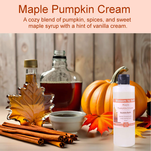 Maple Pumpkin Cream Bubble Bath (8 ounce) - Natural Fragrance