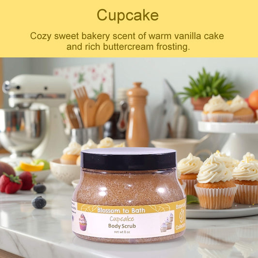 Cupcake Body Scrub (8 Ounce) - Natural Fragrance