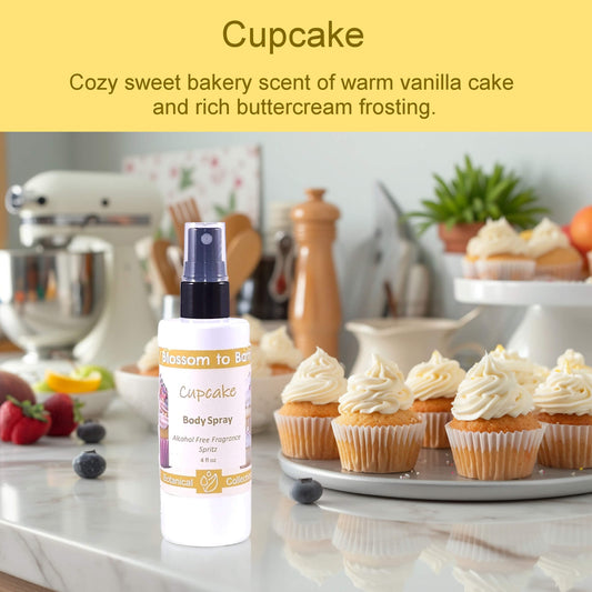 Cupcake Body Spray (4 Ounce) - Natural Fragrance