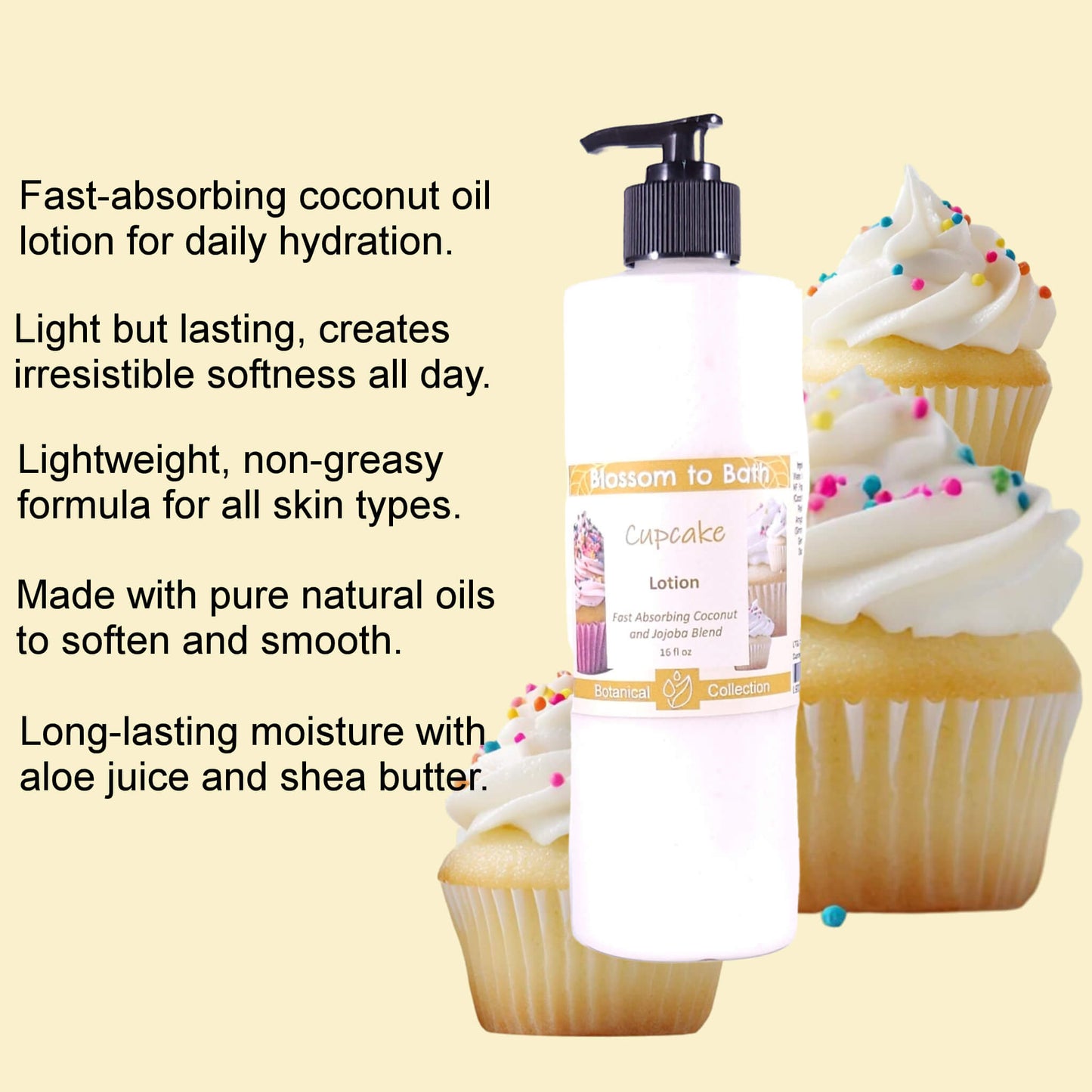 Cupcake Lotion (16 ounce) - Natural Fragrance
